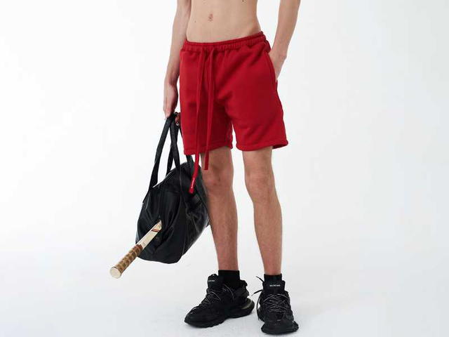 RUNONSUN RUNONSUN SWEAT SHORTS “RUNONSUN LOGO” (RD) - view 4
