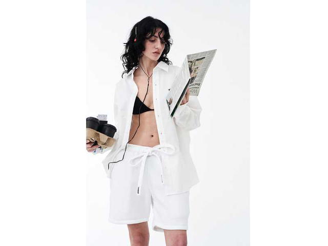 RUNONSUN RUNONSUN SWEAT SHORTS “RUNONSUN LOGO” (WH) - view 3