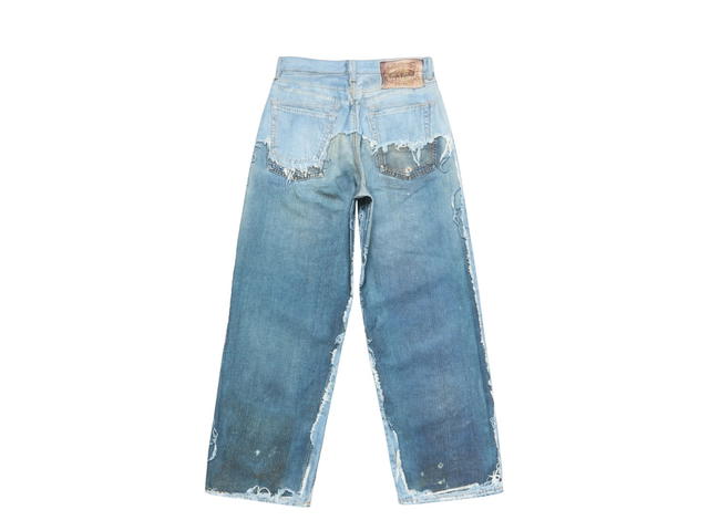 Acne Studios Acne Studios Trompe-l’œil Jeans 1981 Mid Blue - view 2