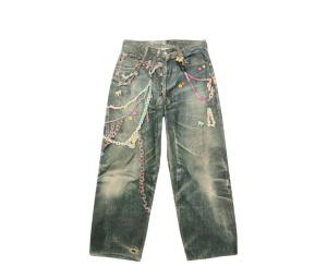 Buy Acne Studios 1981 Loose Fit Jeans Low Waist Baggy Leg Mid Blue (Length-Petit) at Sasom – Authentic and Ready to Ship