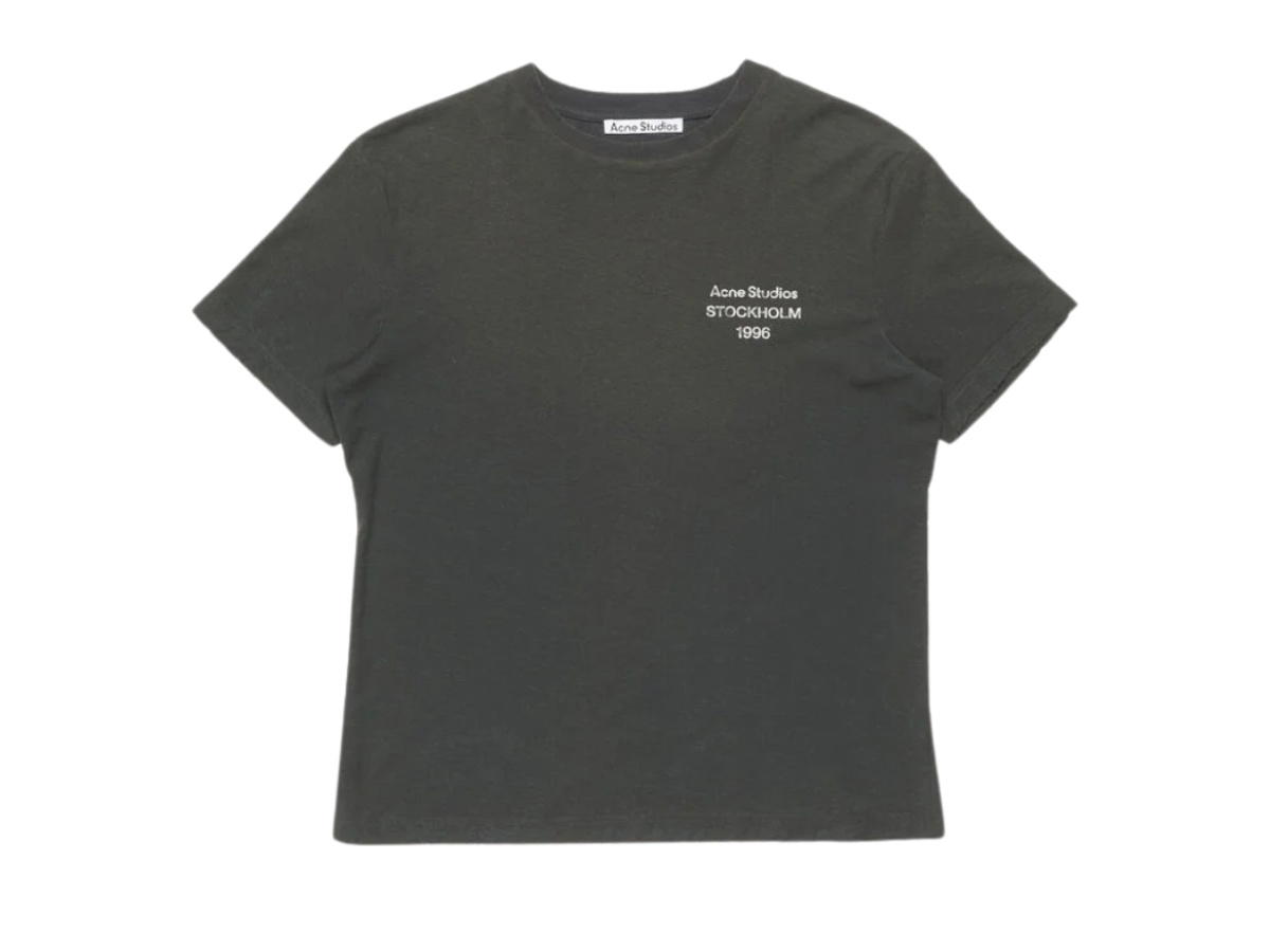 Acne Studios Acne Studios Sprayed Logo T-Shirt Faded Black (Women's/Men's)