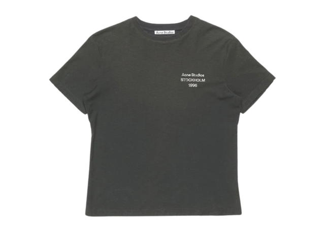 Acne Studios Acne Studios Sprayed Logo T-Shirt Faded Black (Women's/Men's) - view 1