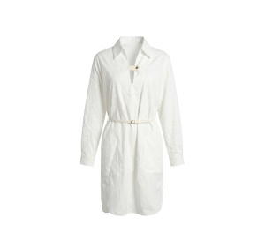 Buy Louis Vuitton Monogram Long Sleeve Shirt Dress White at Sasom – Authentic and Ready to Ship