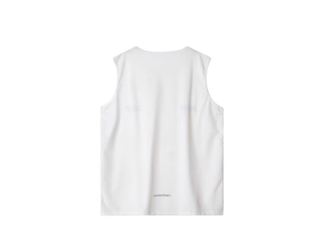 Runwhither Runwhither Training Singlet White - view 2