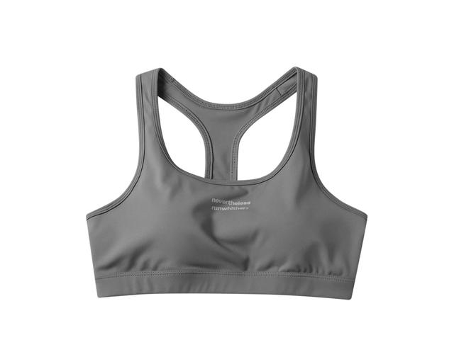 Runwhither Runwhither RWR Medium Support Bra Top Gray - view 1