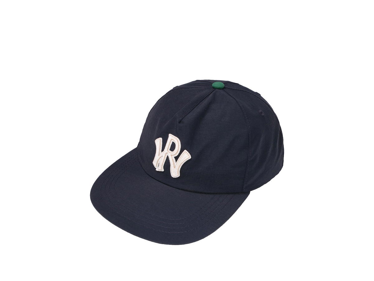 Runwhither Runwhither Leather Patch Cap Navy