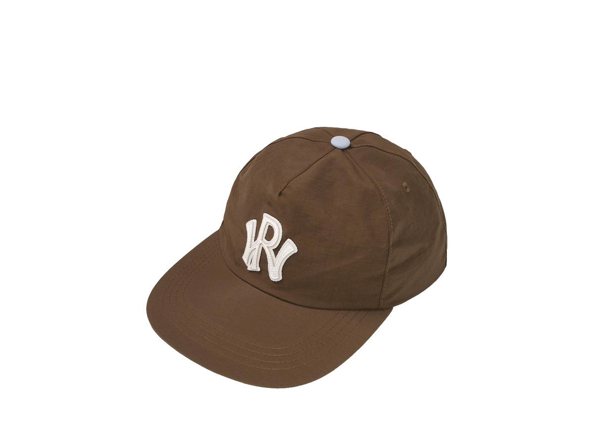 Runwhither Runwhither Leather Patch Cap Brown