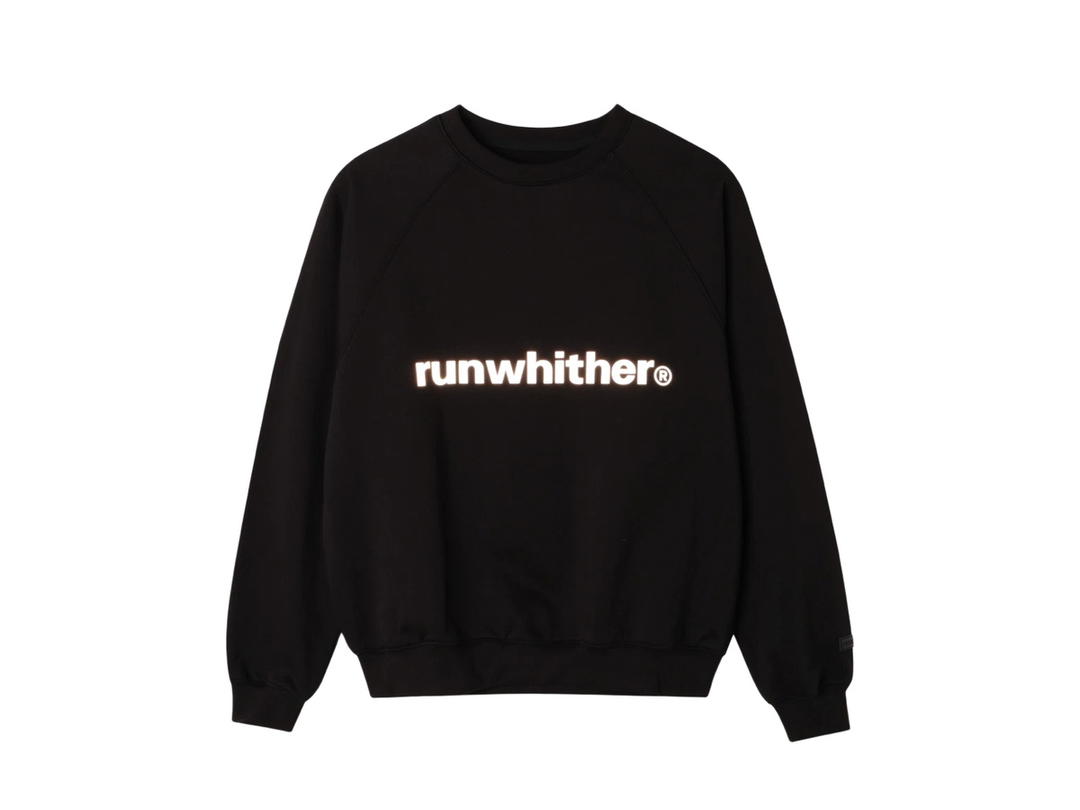 Runwhither Runwhither RWR Crewneck Sweatshirt Black