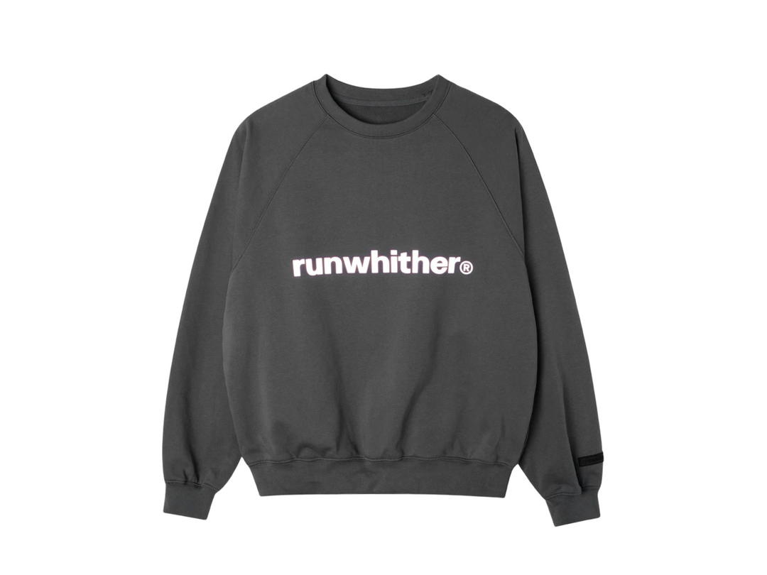 Runwhither Runwhither RWR Crewneck Sweatshirt Charcoal