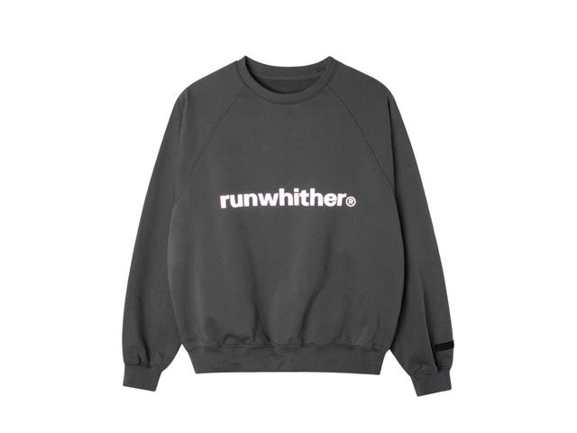 Runwhither Runwhither RWR Crewneck Sweatshirt Charcoal - view 1