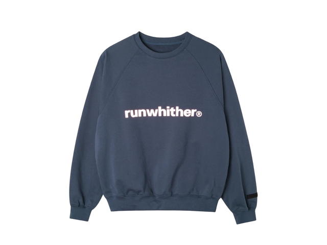 Runwhither Runwhither RWR Crewneck Sweatshirt Blue - view 1