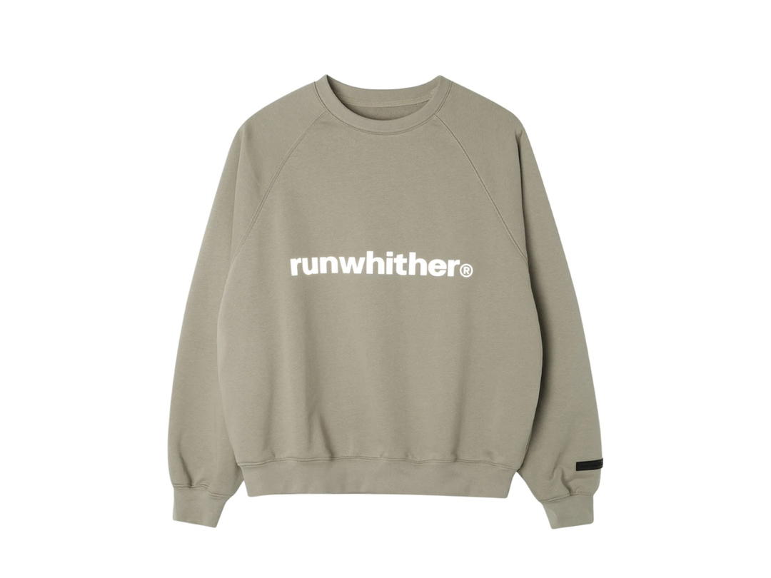 Runwhither Runwhither RWR Crewneck Sweatshirt Light Khaki