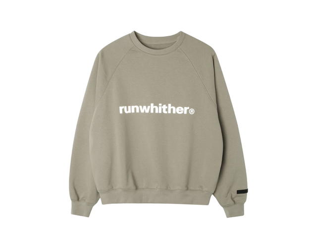 Runwhither Runwhither RWR Crewneck Sweatshirt Light Khaki - view 1