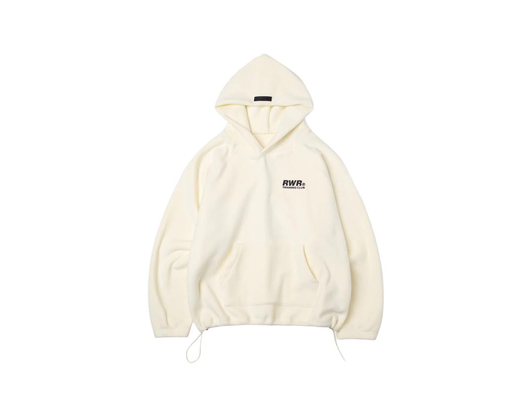 Runwhither Runwhither Running Club Fleece Hoodie Cream