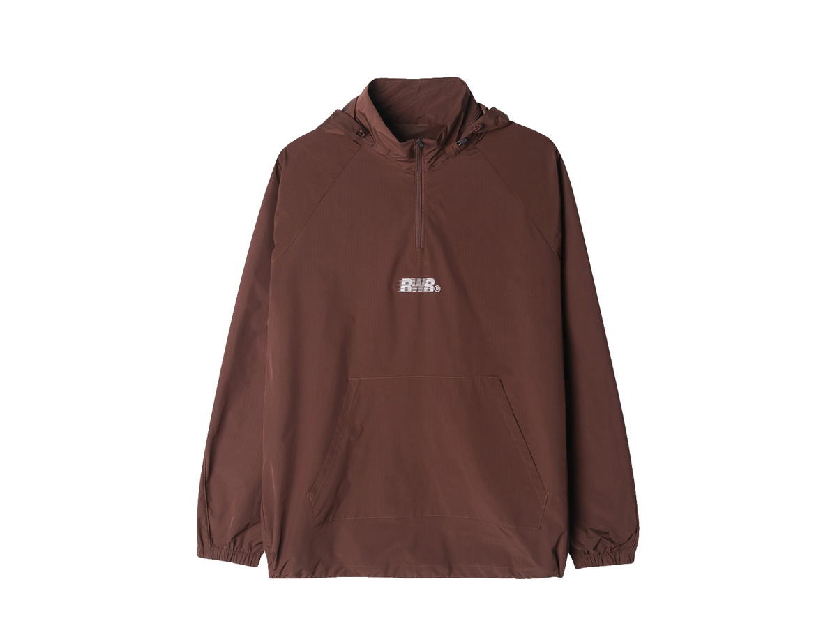 Runwhither Runwhither Hidden Hoodie Anorak Jacket Brown