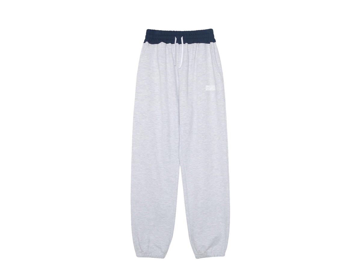 Runwhither Runwhither Essential Jogger Sweat Pants White Melange