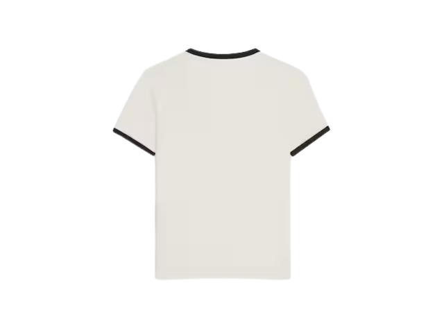 Celine Celine Regular T-shirt In Cotton Jersey White - view 2