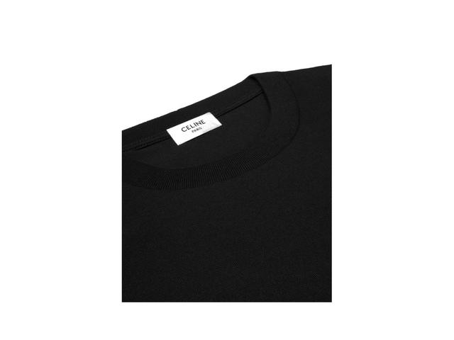 Celine Celine Cotton Jersey T-shirt Black Rouge Cerise - view 3