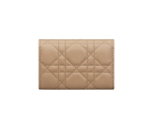 Dior Dior Lambskin Wallet Extra Small Women's Cookie - view 4