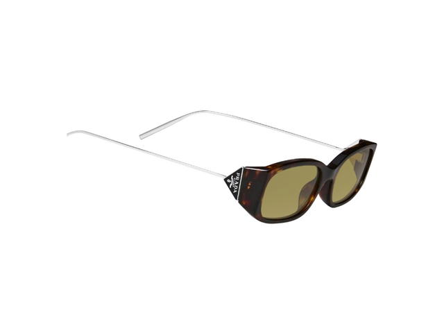 Prada Prada X Gentle Monster 1 T9 Sunglasses  Tortoiseshell Green Lens - view 3