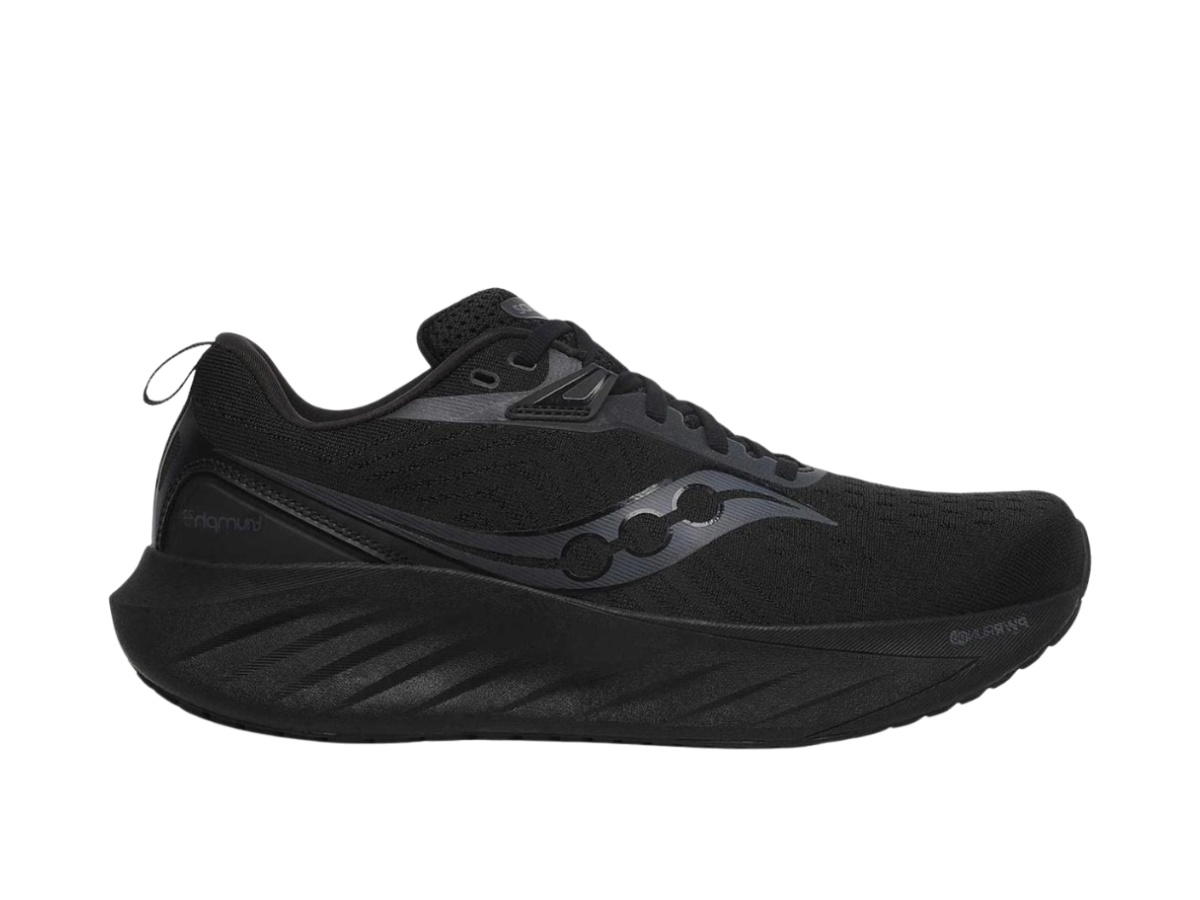 Saucony Saucony Triumph 22 Anti Slip Wear Resistant Low Top Casual Black