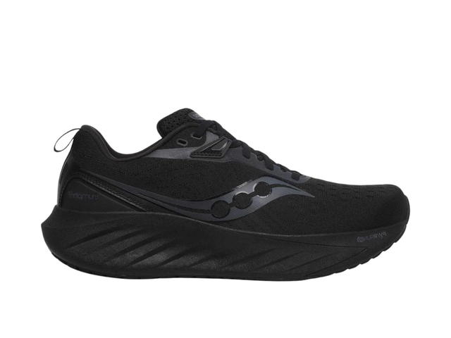 Saucony Saucony Triumph 22 Anti Slip Wear Resistant Low Top Casual Black - view 1