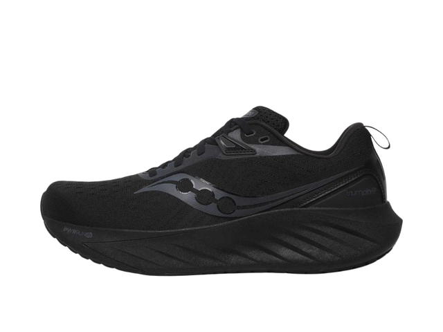 Saucony Saucony Triumph 22 Anti Slip Wear Resistant Low Top Casual Black - view 2