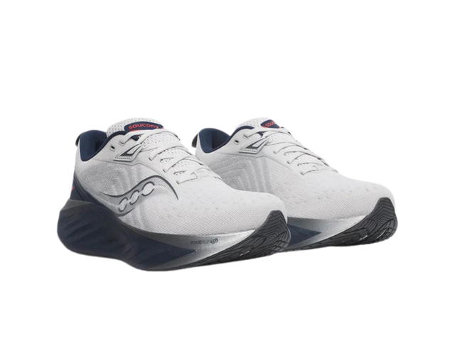 Saucony Saucony Triumph 22 Abrasion Resistant Low Top White Dark Blue - view 3