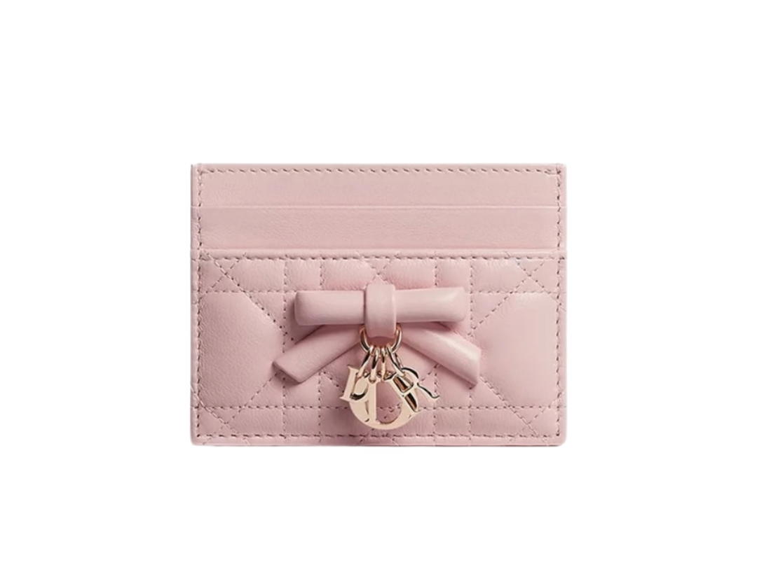 Dior Dior Lady Dior Freesia Cannage Lambskin Soupir Pink