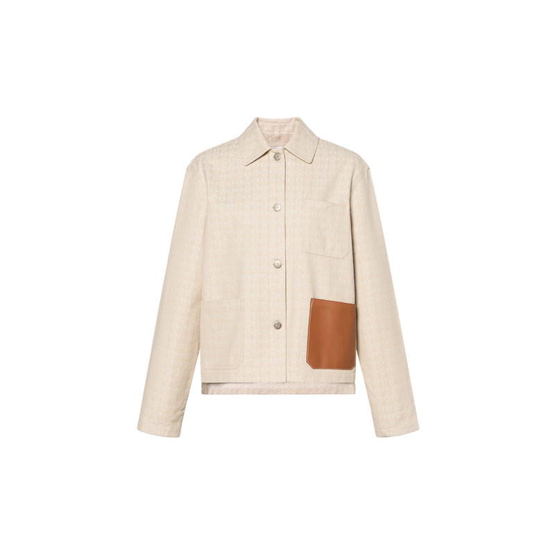 Loewe Loewe Anagram Jacket - Ecru