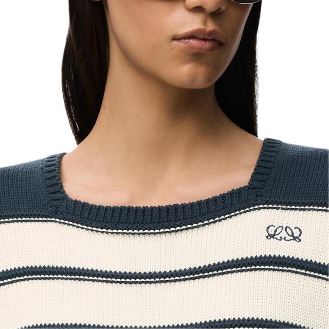 Loewe Loewe Sweater - Blue/White - view 5