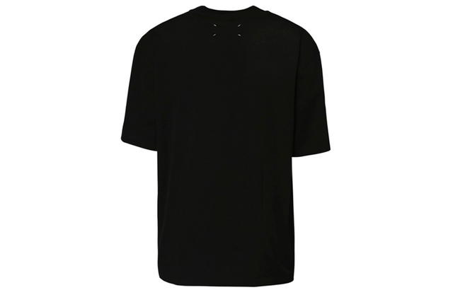 Maison Margiela Maison Margiela Logo Printed Crewneck T-Shirt - Black - view 3