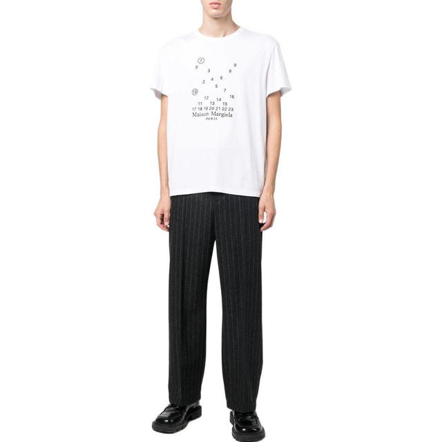 Maison Margiela Maison Margiela Graphic Printed Crewneck T-Shirt - White - view 2
