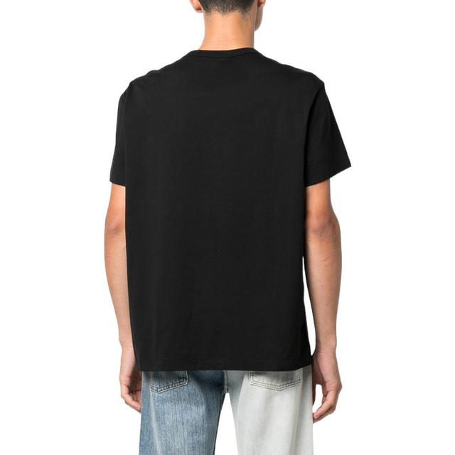 Maison Margiela Maison Margiela FW22 Logo Digital Embroidery Short Sleeve T-Shirt - Black - view 4