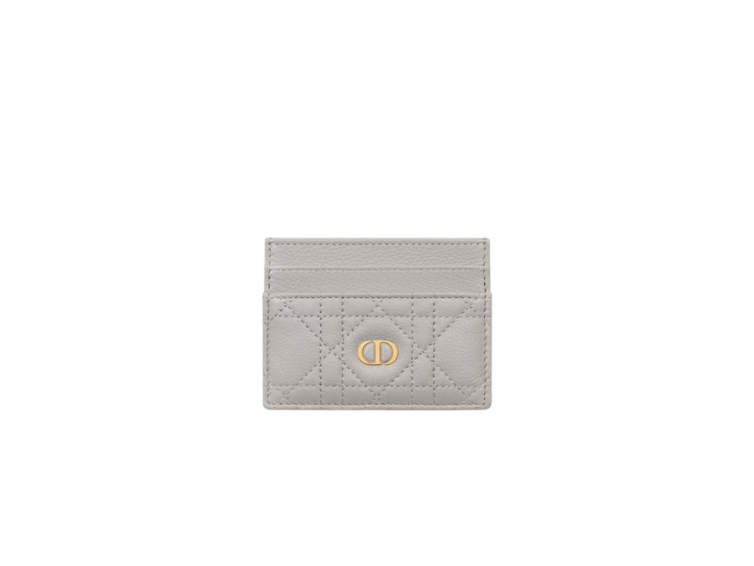 Dior Dior Caro Freesia Card Holder Gray
