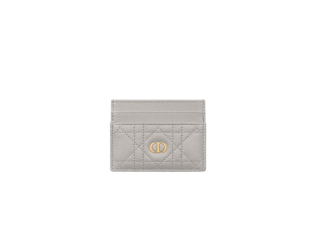 Dior Dior Caro Freesia Card Holder Gray - view 1