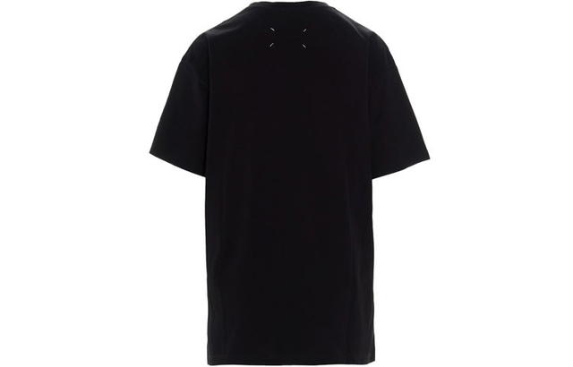 Maison Margiela Maison Margiela Slogan Oversized T-Shirt - Black - view 3