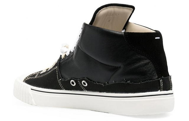 Maison Margiela Maison Margiela Converse New Evolution High-Top Sneakers - Black - view 4