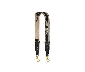 Buy Dior Adjustable Shoulder Strap With Ring Black Christian Dior Paris Embroidery at Sasom – Authentic and Ready to Ship