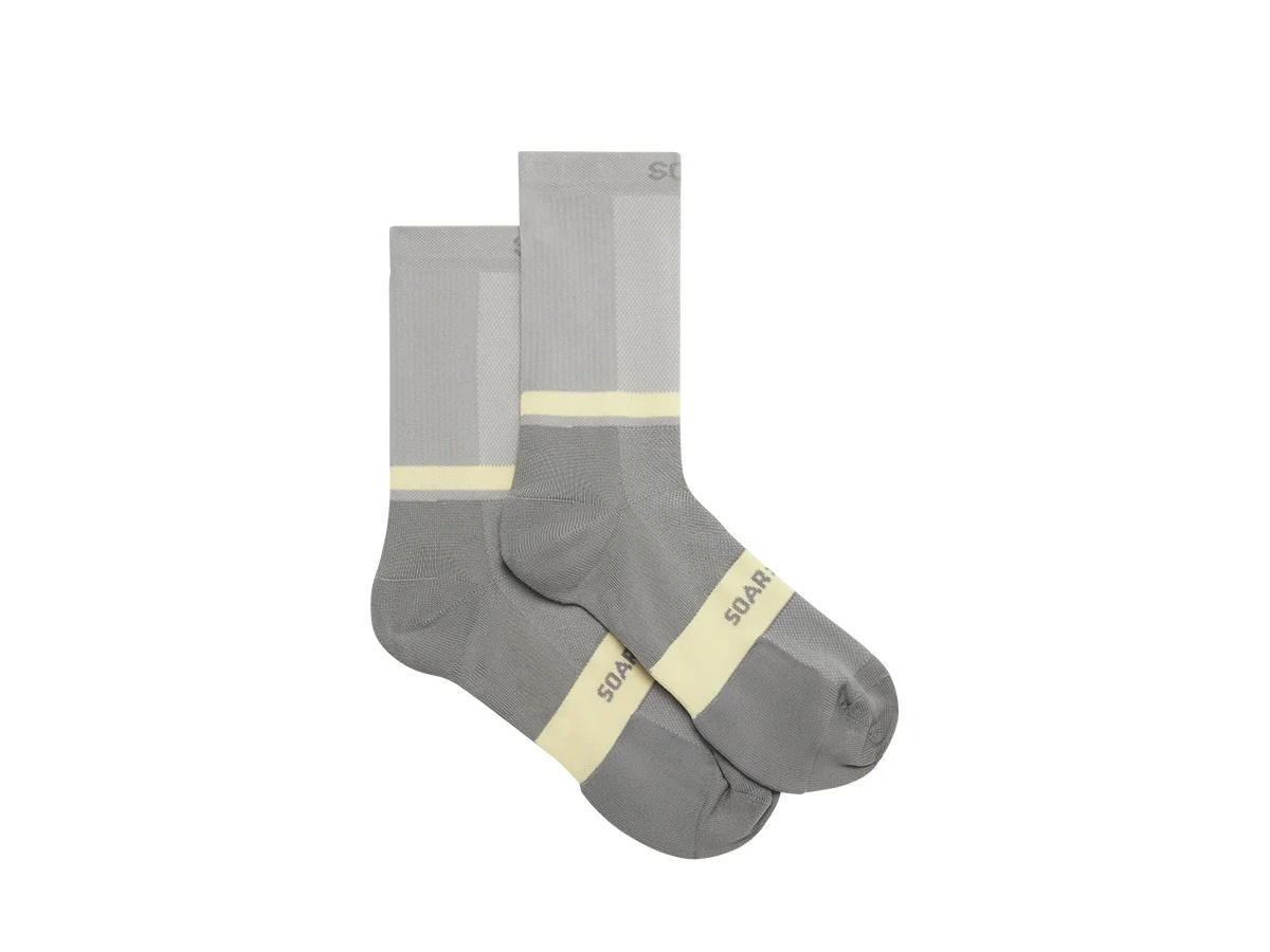 SOAR Running SOAR Running Crew Sock GreyCream