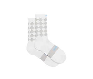 Buy SOAR Running Diamond Crew Sock WhiteLight Grey at Sasom – Authentic and Ready to Ship