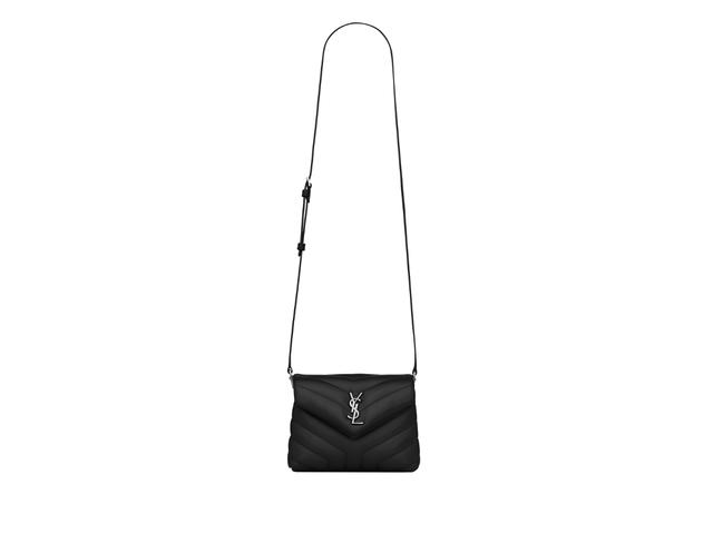 Saint Laurent Saint Laurent Toy Loulou In Quilted Leather With Nickel Oxide Hardware Black - view 1