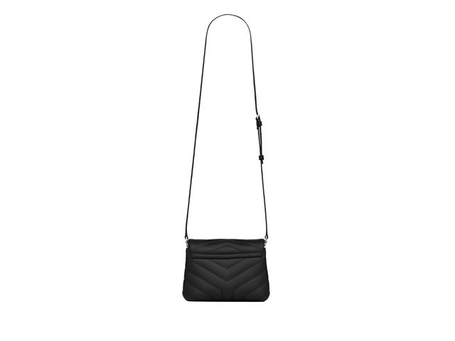 Saint Laurent Saint Laurent Toy Loulou In Quilted Leather With Nickel Oxide Hardware Black - view 2