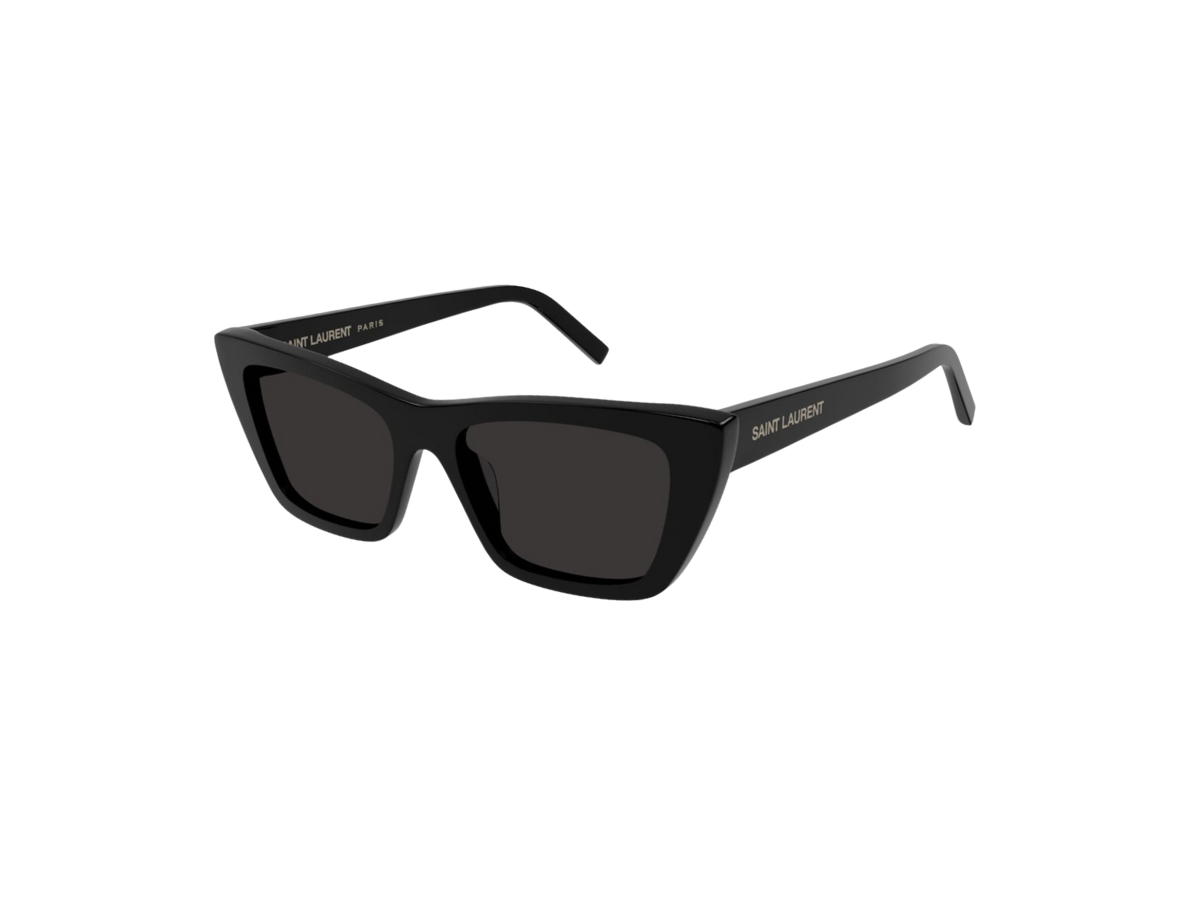Saint Laurent Saint Laurent 276 Mica Sunglasses In Black Acetate Frame With Corrective Lenses (55mm)
