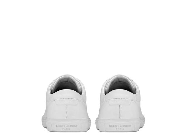 Saint Laurent Saint Laurent Andy Sneakers In Leather Optic White (W) - view 3