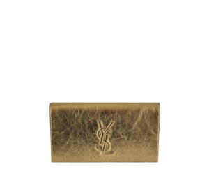 Buy Saint Laurent Belle De Jour Clutch Bag In Metallic Gold Leather at Sasom – Authentic and Ready to Ship