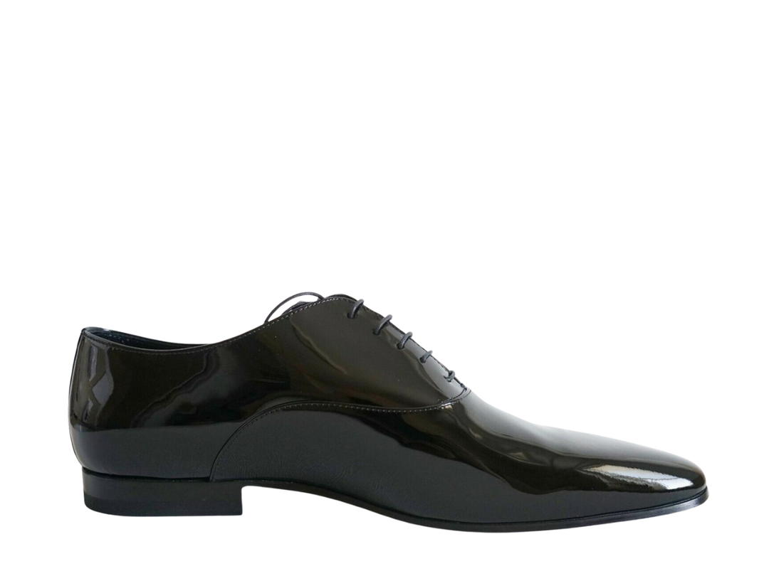 Saint Laurent Saint Laurent Black Patent Leather Lace Up Oxfords