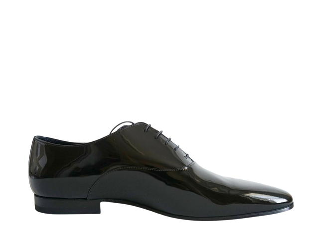 Saint Laurent Saint Laurent Black Patent Leather Lace Up Oxfords - view 1