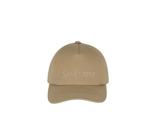 Saint Laurent Saint Laurent Cap In Gabardine Beige - view 1