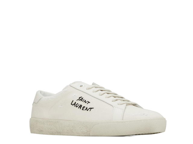 Saint Laurent Saint Laurent Court Classic SL/06 Low Distressed Cream - view 2